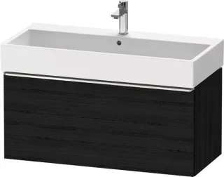 Duravit D-Neo Waschtischunterbau wandhängend Eiche Schwarz Matt 984x442x440 mm - DE4274010160000 DE4274010160000