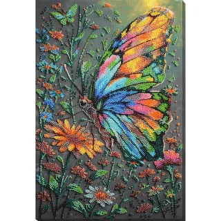 Perlen-Stickbild "Shades of Summer", 26 x 39 cm