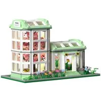 Esun Blumen Botanical Bauset mit LED-Lichtern Sakura, Bausteine 827 St. Spielbausteine, (SET, 827 St., Komplettset), Geschenk für Erwachsene Mädchen ab 8 9 10 11