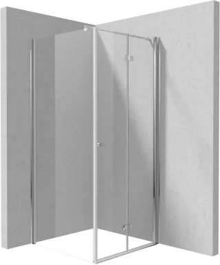 Neuesbad Duschkabine, Chrom, 90x90 NB1DEKTSX041P1 + NB1DEKTS039P1 NB1DEKKN0X09S091