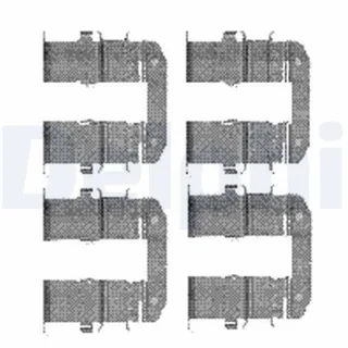 Delphi Zubeh?r f?r Bremsbel?ge hinten Hyundai Kia Mazda