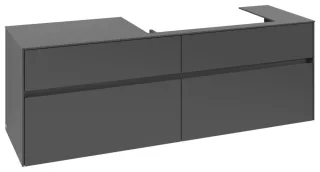 Villeroy & Boch Waschtischunterschrank Collaro C027B0 1600x548x500mm m. Bel. 4 Ausz. Waschtisch re G C027B0VR