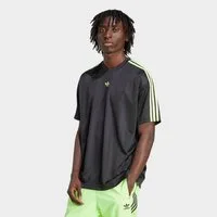 adidas Originals T-Shirt ADIDAS ADICOLOR JACQUARD TRIKOT lockere Passform, Rundhalsausschnitt, mit klassischem Trefoil Logo