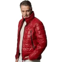 Jilani Lederjacke Filbo Jilani - Herren Lederjacke Steppjacke Lammnappa rot