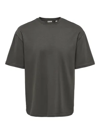 ONLY&SONS - ONSCASPIAN AIRFLEX BOXY SS TEE NOOS Beluga - Gr. - L