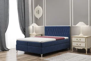 Boxspringbett Schlafzimmerbett ESME 200x200cm in div. Farbvarianten