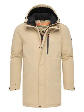 Stone Harbour Herren Winterjacke Phinoo mit Fleece-Taschen & 2-Wege-Reißverschluss
