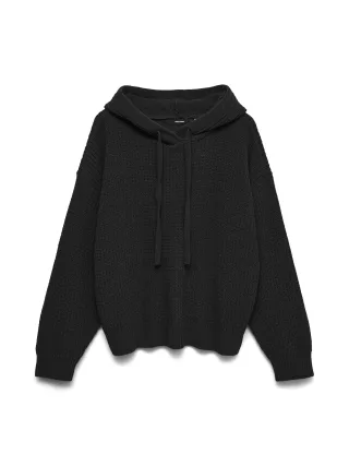 VERO MODA - VMNEAT LS HOOD PULLOVER BOO Black - Gr. - XS