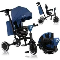lionelo Dreirad-Kinderwagen TRIS PLUS, Inklusive Glocke, Tasche und Becherhalter/ab 9 Monaten