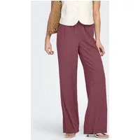 ONLY Schlupfhose ONLGOA MW LINEN BL PULL-UP PANT CC PNT mit Leinen