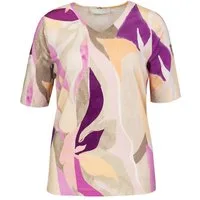 bianca Print-Shirt EDIRA in floralem Allover-Muster in Trendfarben