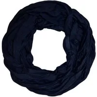 dy_mode Loop Damen Loopschal Schmaler Schlauchschal Rundschal Einfarbig, in Crinkle Optik, Unifarben
