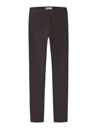 NAME IT - NKFDAVINA SOLID SWE LEGGING BRU N NOOS Chocolate Plum - Gr. - 146