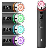 Medicube Lichttherapiegerät Age-R Booster Pro – 6-in-1 LED Hautpflegegerät für strahlende Haut, verbesserte Absorption und Porenpflege, Kein Gel erforderlich, Für alle Hauttypen, 6-in-1 Pflegegerät, LED-Therapie, Mikrostrom