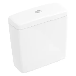 Villeroy und Boch O.NOVO Spülkasten 5760G101 weiß, Zulauf seitlich oder von hinten, für Kombination spülrandlos