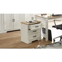 Innostyle Rollcontainer Rollcontainer 16 Jasmin Pinie hell weiß Akzente Artisan Eiche
