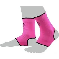 BAY-Sports Fußbandage Knöchelbandage Fußgelenkbandage Sprunggelenk pink Knöchel pink, Anatomische Passform