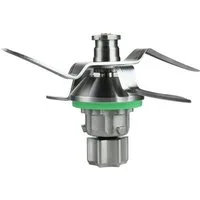 Trade-Shop Flügelmesser Mix-Messer inkl Dichtungsring passend für Thermomix TM5 Küchenmaschine, Im Rechts- oder Linkslauf drehbar, mit 4 Klingen, korrosionsbeständig