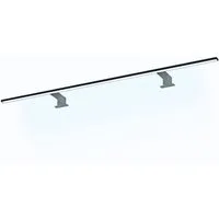 kalb LED Spiegelleuchte 120cm Spiegelleuchte Spectraline LED IP44 Badleuchte 18W 230V, Schwarz, neutralweiß