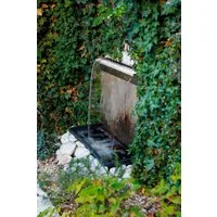 Ubbink Wasserfall Niagara 60 LED, 60 cm Breite, (Set, mit 35 LEDs, Pumpe 3900 l/h, Schlauch, Becken 65 l)