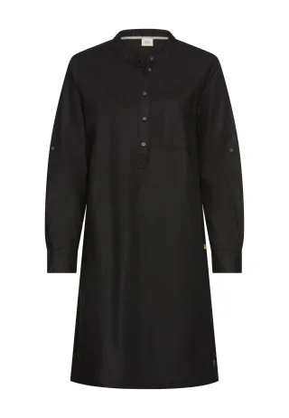 camel active - Hemdblusenkleid mit Stehkragen - Gr. - M