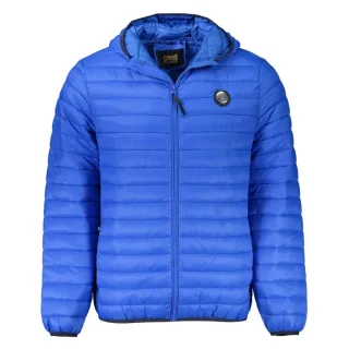 Cavalli Class Unifarbene Steppjacke in Blau