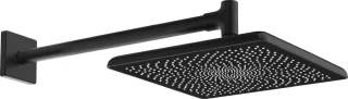 Hansa Kopfbrause HANSAAURELIA 4726, 1-strahlig 250x250 mm Matt-Schwarz, 4726034033 4726034033