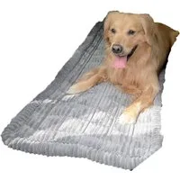 Ledander Tier-Autoschondecke Tierdecke Autoschondecke Hund Rücksitz 62x137cm, 2in1 Hundedecke für Auto Rückbank & Kofferraum mit Seitenschutz