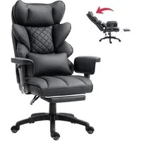 Dowinx Gaming-Stuhl Bürostuhl Ergonomisch mit Taschenfeder-Kissen (Packung), Chefsessel mit weiche Rückenlehne und verstellbare Lendenkissen