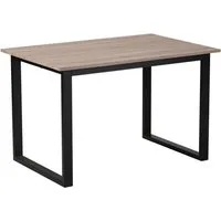 OTTO home Esstisch Barcell, schwarzes Metallgestell, Plattenvarianten wählbar, sowie Größen