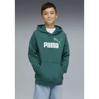 PUMA Kapuzensweatshirt ESS 2 COLOR NO.1 LOGO HOODIE TR B für Jugendliche, mit Print-Applikation, mit Kängurutasche