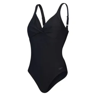 Speedo - Badeanzug für Damen, Eco Ausdauer + (Schwarz)