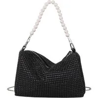 Cachito Clutch Strass-Abendtasche für Damen, Glitzer Abendtasche, Elegante Schultertaschen für Hochzeit Party Freizeit Date