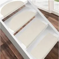 Floordirekt Stufenmatte Dynasty, Erhältlich in 10 Farben & 2 Größen, Treppenschutz, Halbrund, Höhe: 8,5 mm