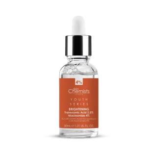 skinChemists Jugendserie Tranexamsäure 2,5%, Niacinamid 4% Aufhellendes Serum 30ml