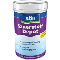 SÖLL Gartenpflege-Set Söll Sauerstoffgehalt anheben 10 Tabl. Sauerstoff Depot-Tabs für Teich, Sauerstoffanreicherung