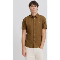 Casual Friday Kurzarmhemd CFAksel Shirt aus Leinenmix