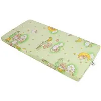 Kindermatratze Babymatratze mit Baumwollbezug, waschbar & rollbar–Allergikergeeignet, Best for Kids, 6 cm hoch, (Einzelartikel, 1 × Schaumkernmatratze), 60x120 cm, Bezug aus Baumwolle, Hergestellt in der EU