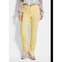 GOLDNER Bequeme Jeans Damen Jeans Slim Fit LOUISA mit Stretch-Anteil Bequeme 5-Pocket-Jeans mit langem Bein, schmaler Sitz