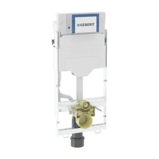 Geberit GIS Wand-WC-Element 461301006 mit Sigma, Unterputz-Spülkasten 12cm u. Power & Connect Box