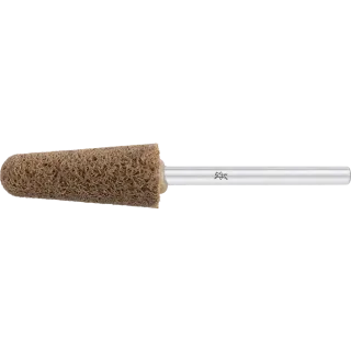 PFERD TOOLS POLINOX verpresster Vlies-Schleifstift Kegelform PNER Ø 10x25 mm Schaft-Ø 3mm Mittelhart A Fein für Finish - 47700292