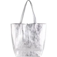 MIRROSI Shopper aus Echtleder / Wildleder, Made in Italy, Henkeltasche Tasche (Einkaufstasche in vielen trendigen Farben), Tragetasche (38x38x16cm) mit Stauraum A4 Ordner