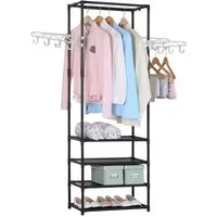 HTI-Line Garderobenständer Garderobe Lena L, (Stück, 1 St., 1 Garderobe, ohne Dekoration), Kleiderständer Schuhregal