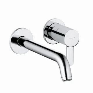 Kludi Waschtisch-2 Loch-Wand-Einhebelmischer Zenta Ausladung 220 MM chrom 382450575