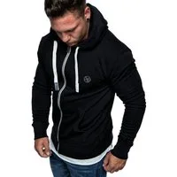 Amaci&Sons Kapuzenpullover TALLAHASSEE Herren Zipper Hoodie Herren Basic Kontrast Sweatjacke Pullover Hoodie Sweatshirt
