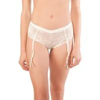 Fabio Farini String Sexy Strapse Panty für Frauen - Damen Strumpfhalter Höschen (Packung, 1-St) mit Strumpfhalter und Spitze
