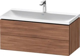 Duravit L-Cube c-shaped Set wandhängend Nussbaum Matt 1000x480x480 mm - LC6952O79790000 LC6952O79790000