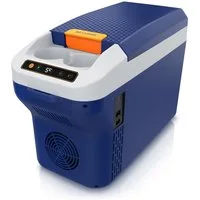 Brandson Elektrische Kühlbox 10 L, Kühlt & hält Warm, von -10 bis +65°C, für die Mittelkonsole, 10 l, Kühlbox elektrisch, 230 V Netzspannung und 12 V KFZ Auto Bordspannung