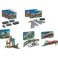 City Bahnhof-Komplett-Set Bundle, Konstruktionsspielzeug