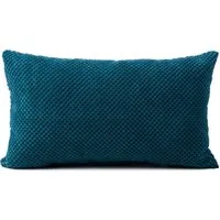 Gözze Zierkissen GÖZZE Kissen SVEN petrol BL 30x50 cm türkis Dekokissen